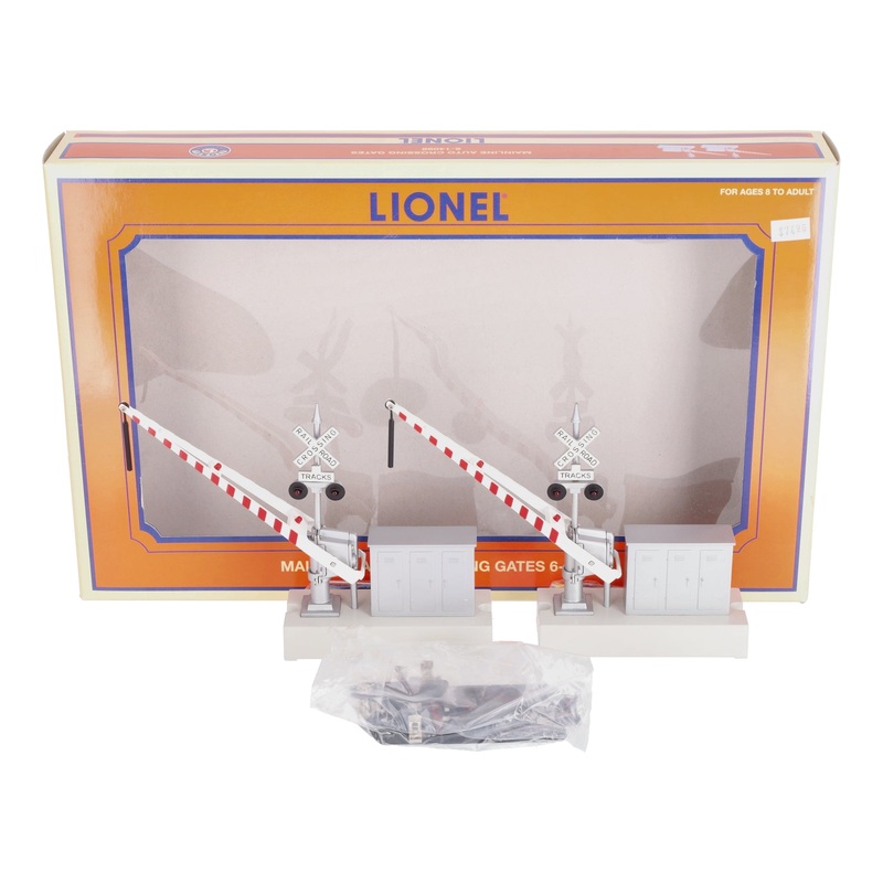 Lionel 6-14098 O Mainline Automatic Crossing Gates (Pair of 2) LN/Box