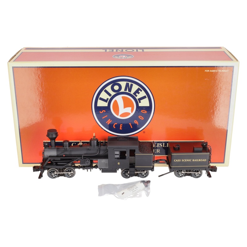 Lionel 6-38061 O Cass Scenic Railroad Heisler Locomotive & Tender #6 LN/Box