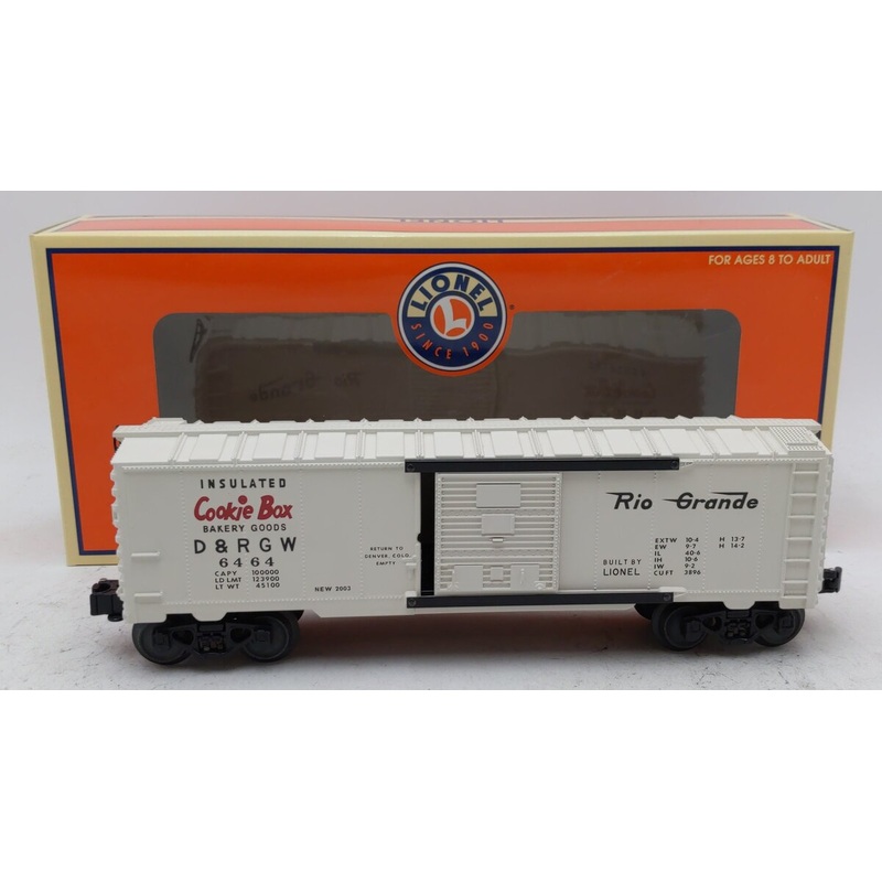 Lionel 6-39244 O Gauge Denver & Rio Grande Boxcar #6464 EX/Box
