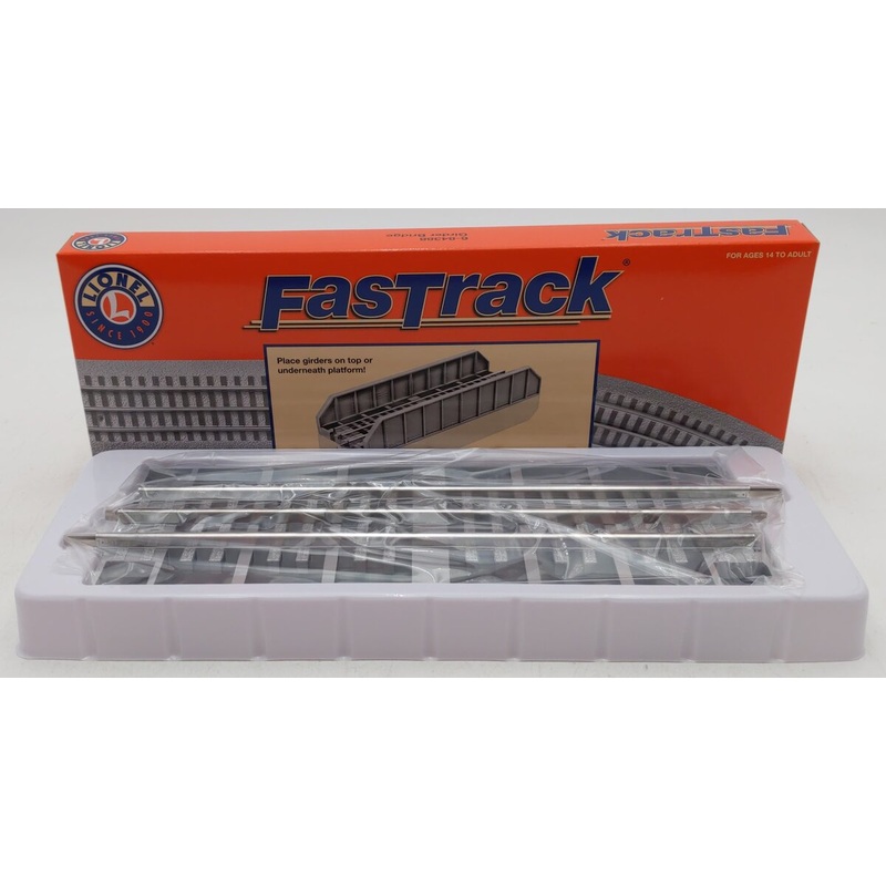 Lionel 6-84388 O Gray 10 Fastrack Girder Bridge NIB