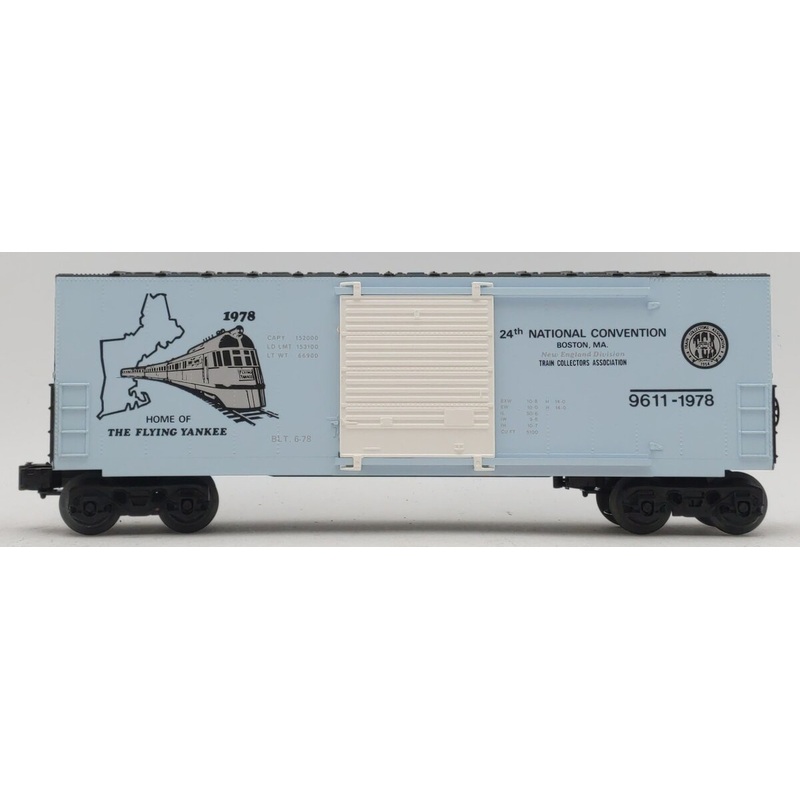 Lionel 6-9611 O Gauge Train Collector’s Association Convention Hi-Cube Boxcar EX