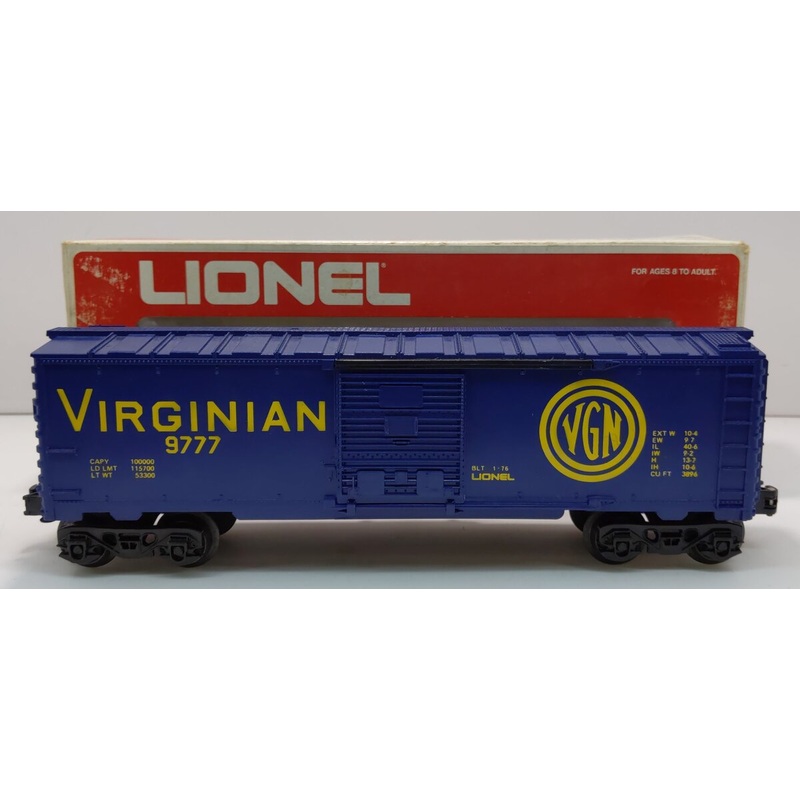 Lionel 6-9777 O Gauge Virginian Boxcar LN/Box