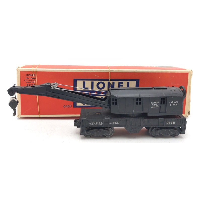 Lionel 6460 Vintage O Bucyrus Erie Crane Car EX/Box