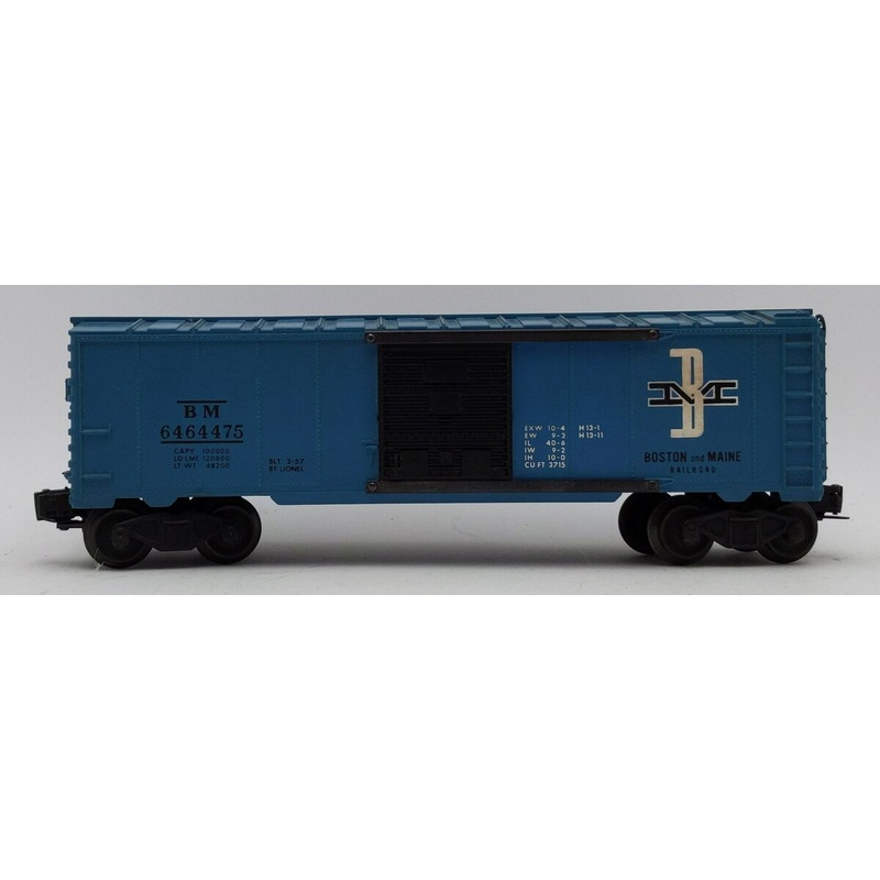 Lionel 6464-475 Vintage O Boston & Maine Boxcar – Type II VG