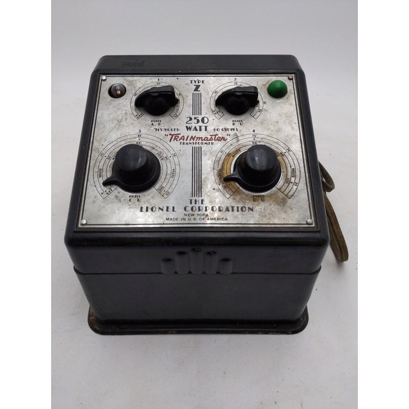 Lionel O Postwar Type Z 250 Watt Trainmaster Transformer