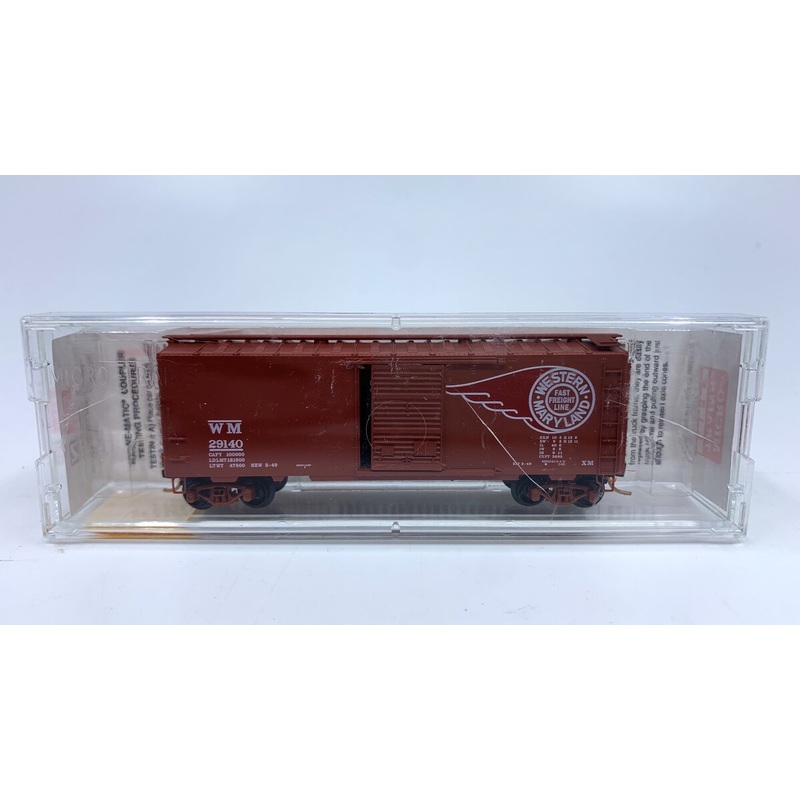 Micro-Trains 02000396 N Western Maryland 40′ Standard Single Door Boxcar #29140 NIB