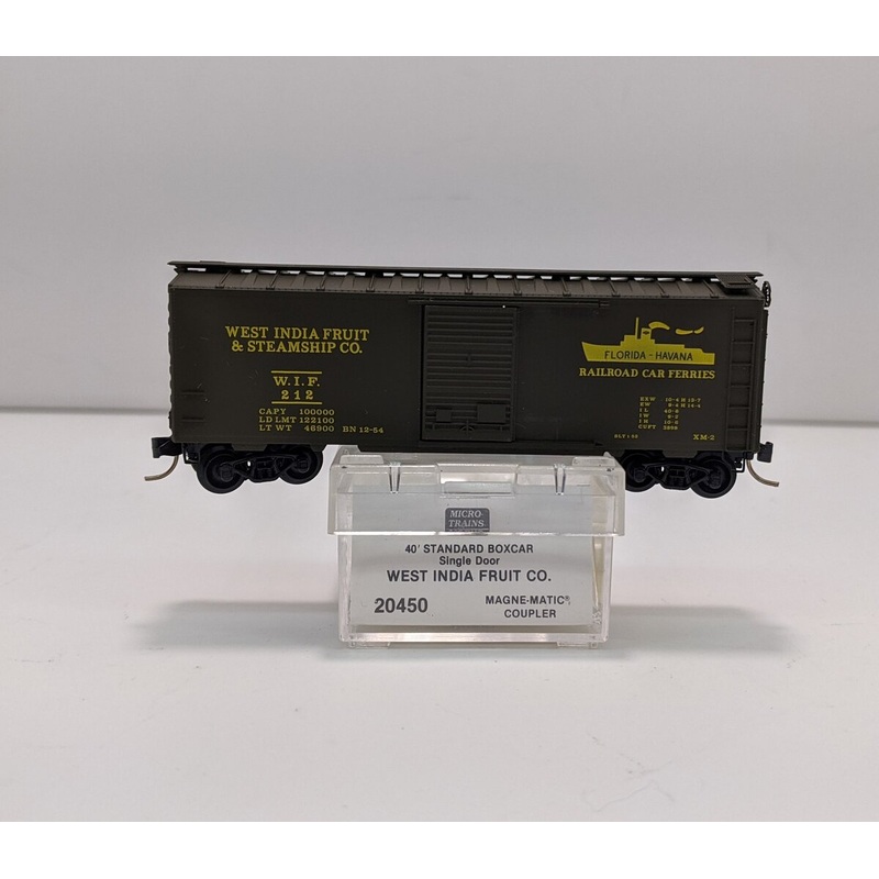 Micro-Trains 02000450 N West India Fruit Co. 40′ Single Door Boxcar #212 NIB
