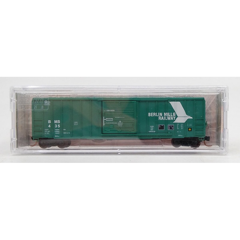 Micro-Trains 02500930 N Berlin Mills 50′ Single Door Rib Side Boxcar #435 LN/Box