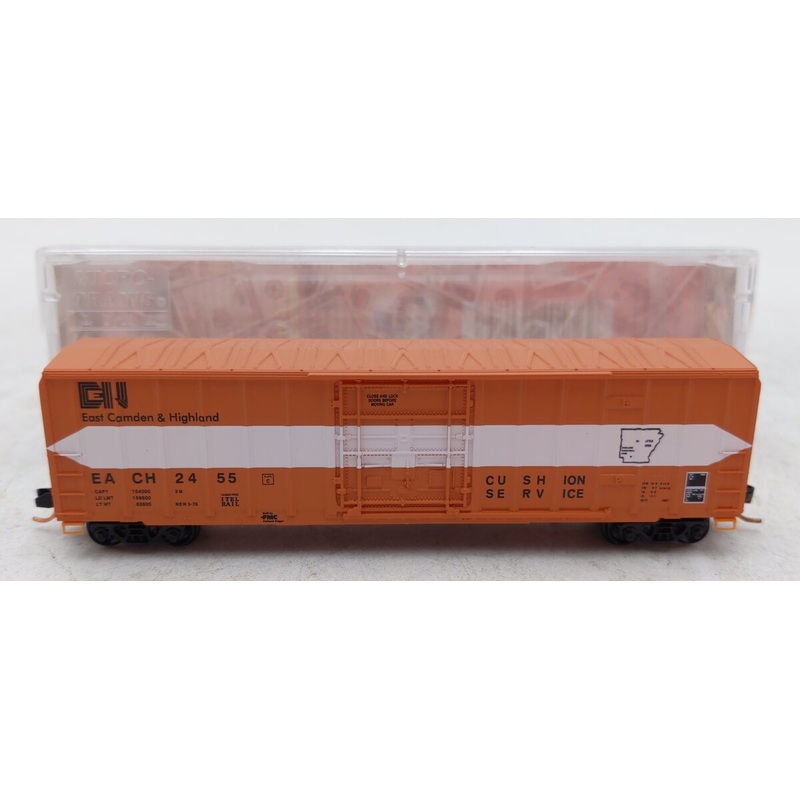 Micro-Trains 02700410 N E. Camden & Highland 50′ Plug Door Rib Side Boxcar #2455 LN/Box