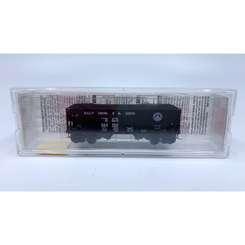 Micro-Trains 05600310 N Baltimore & Ohio 33′ Twin Bay Rib Side Hopper #324759 NIB