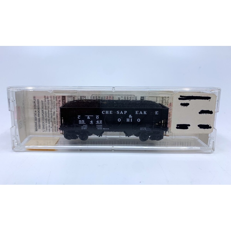 Micro-Trains 05700070 N C&O 33′ Twin Bay Composite Side Hopper #55442 NIB
