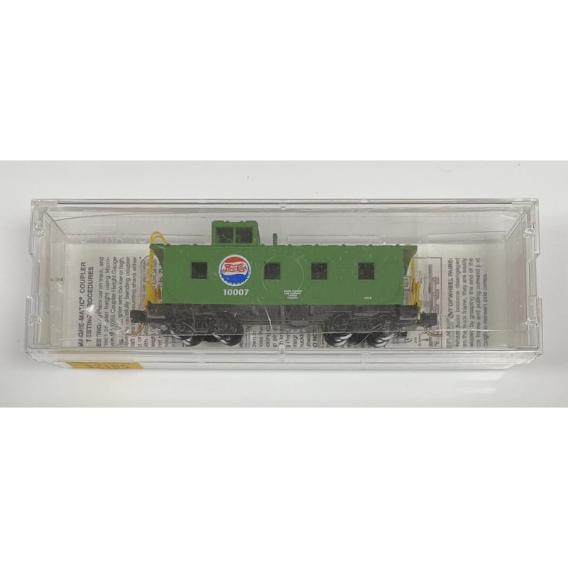 Micro-Trains 10000080 N Scale Pepsi Cola 36′ Riveted Steel Caboose #10007 LN/Box
