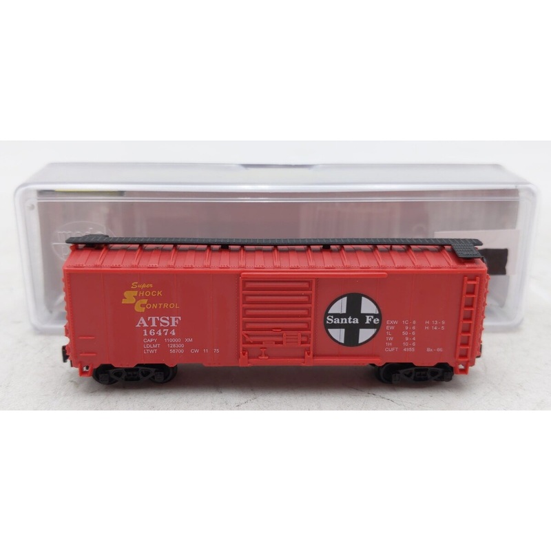 Model Power 83438 N 40′ ATSF Boxcar #16474 LN/Box