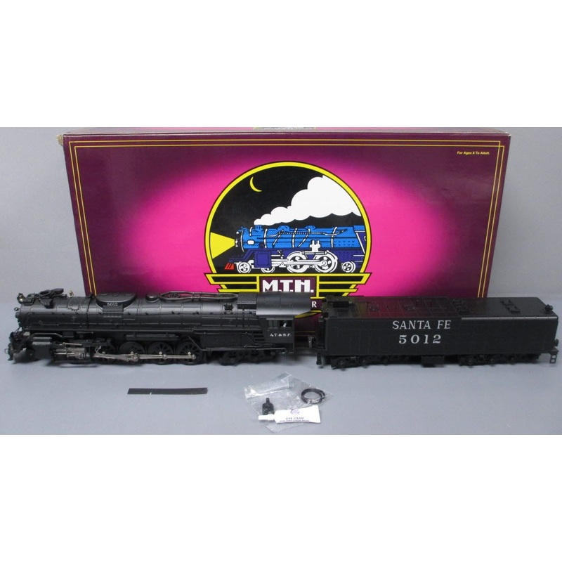 MTH 20-3056-1 O Santa Fe 2-10-4 Texas Steam Engine And Tender w/PS2 #5012 LN/Box