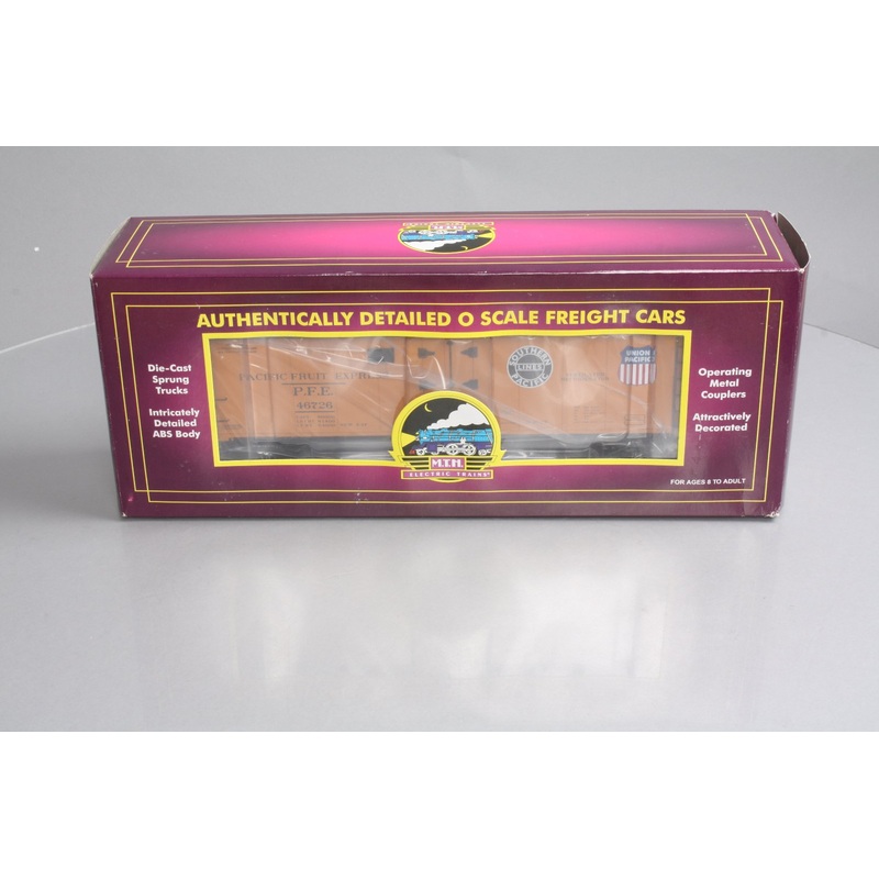 MTH 20-3228C O Pacific Fruit Express 40′ Steel Side Reefer Car #46717 LN/Box