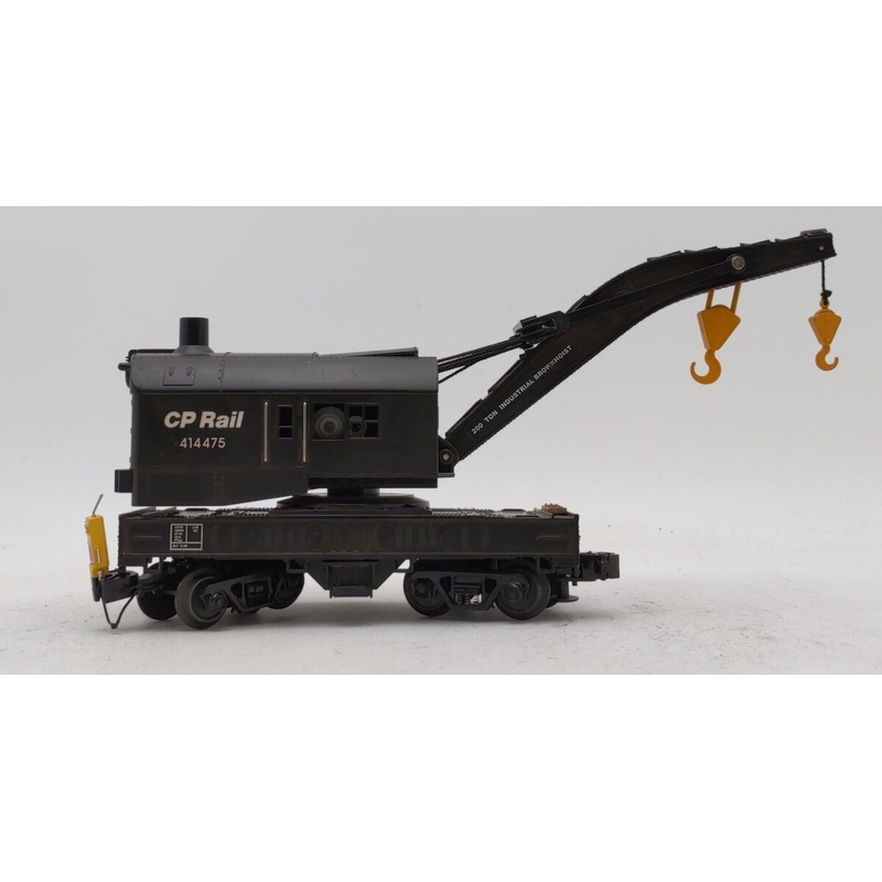 MTH 30-7009C O Gauge CP Rail Operating Crane Car VG