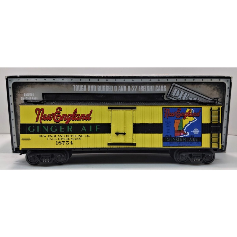 MTH 30-8635 New England Ginger Ale Die-Cast Reefer Car LN/Box