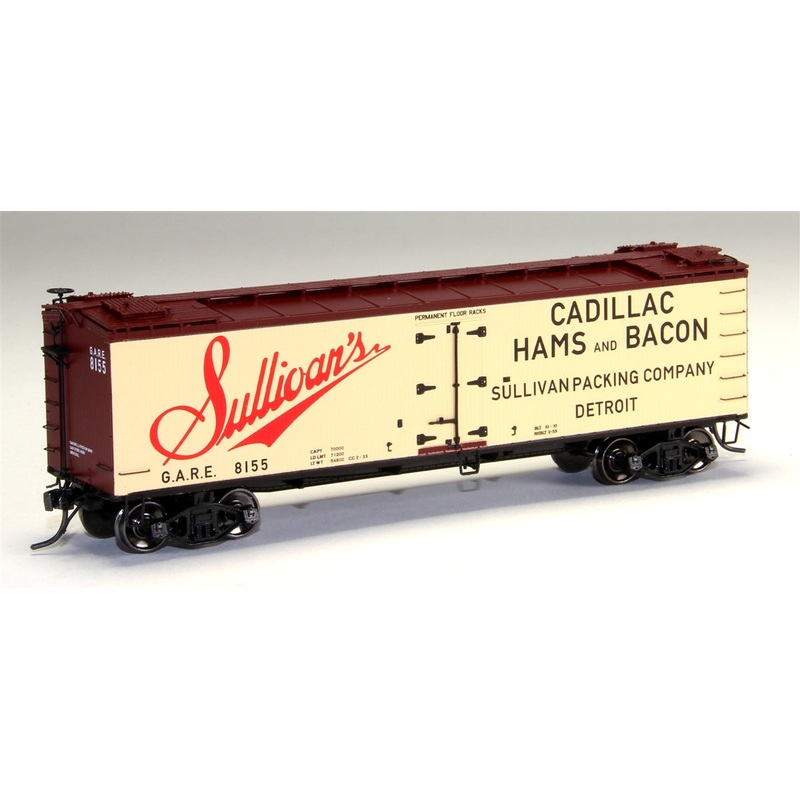 MTH 80-94049 HO Sulivans Packing R40-2 Wood Reefer #8150 LN/Box