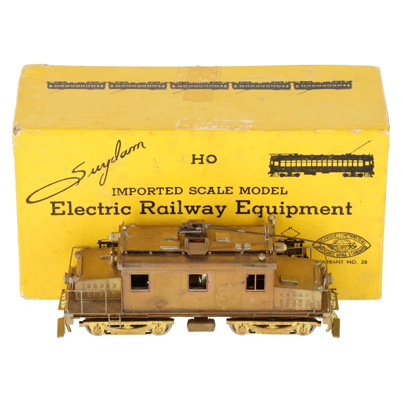 Suydam 1624 HO Scale Brass Pacific Electric Steeple Cab Electric Locomotive VG/Box