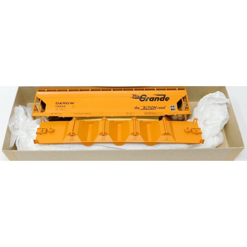 Athearn 419-1 HO Bev-Bel Corp D&RGW 55 ACF Centerflow Covered Hopper #15534 Kit