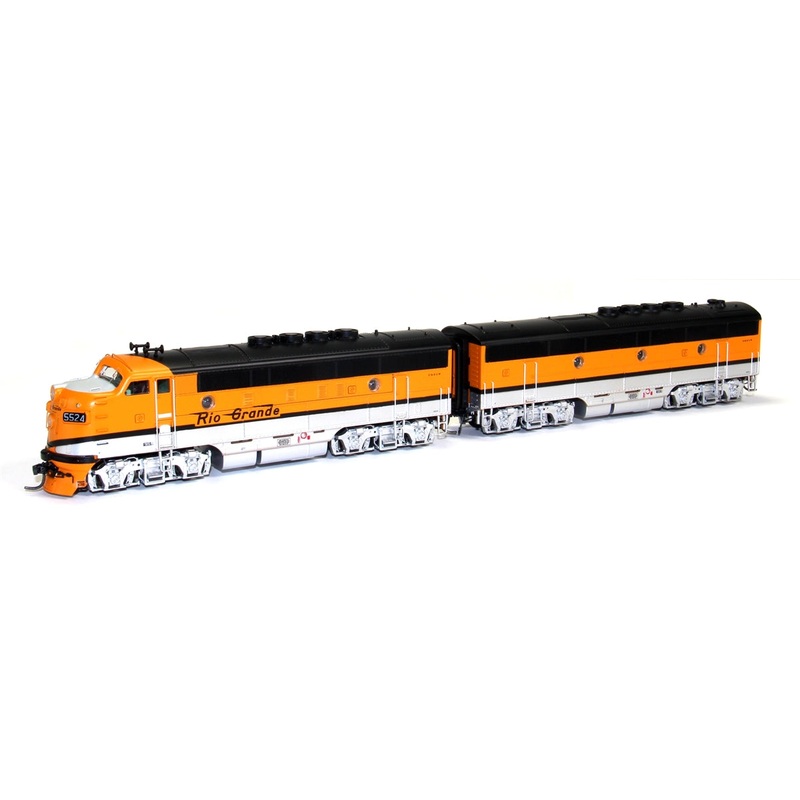 MTH 80-2197-1 HO DRG F-3 A/B Diesel Locomotive Set w/Proto-Sound 3.0 (Set of 2) NIB