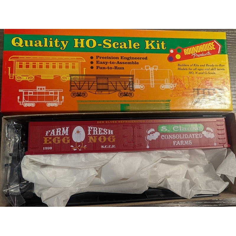 Roundhouse 7890 HO Scale S. Clause Consolidated Farms 50′ Express Reefer #1999