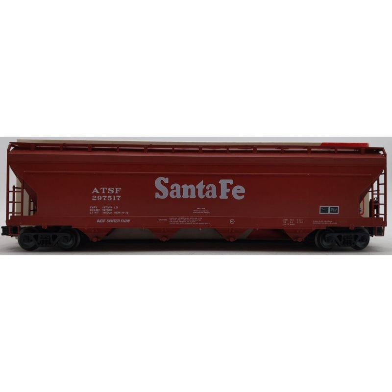 Weaver 1536 Santa Fe Tuscan Red 4-Bay Hopper (3-Rail) EX/Box