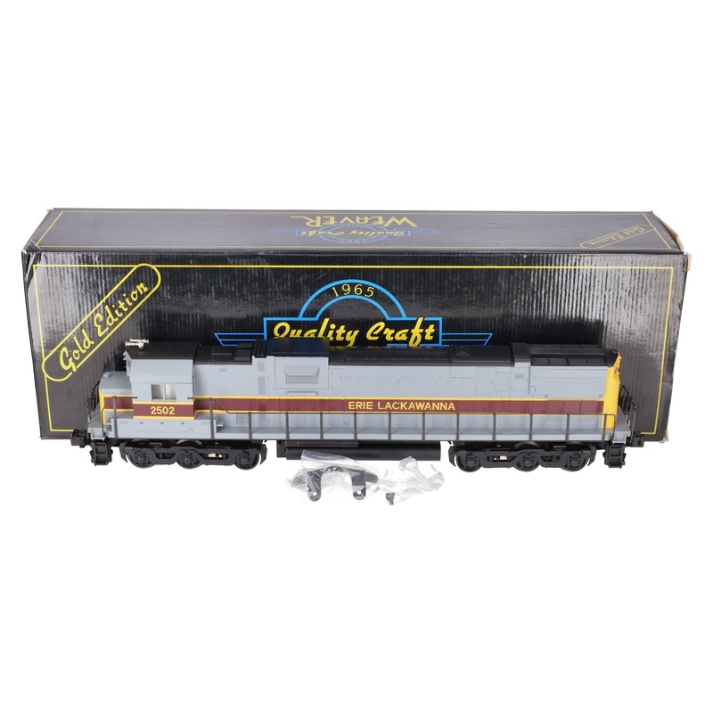 Weaver 2502 O Erie Lackawanna Alco C-628 Diesel Locomotive #2502  – 3-Rail EX/Box