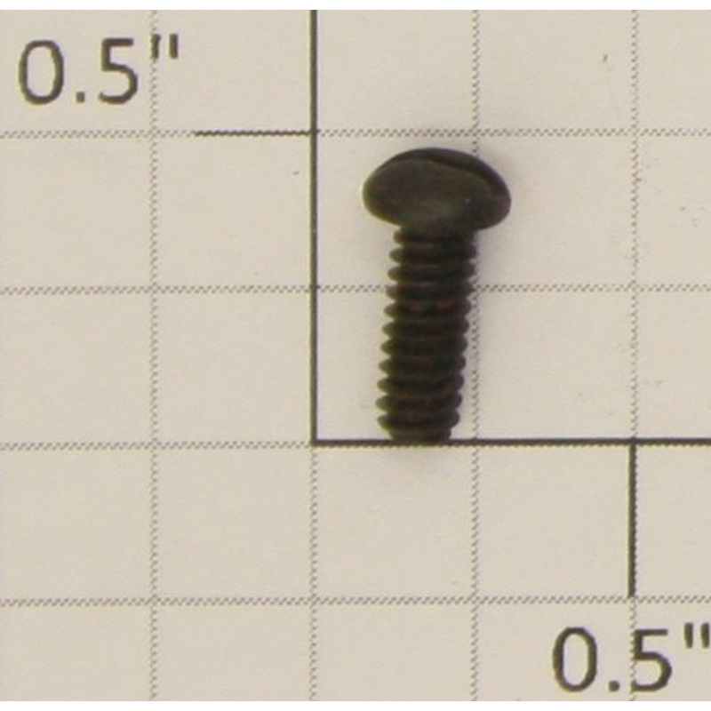 American Flyer S-46 #6-32 x 3/8 Black Slotted Round Head Screw