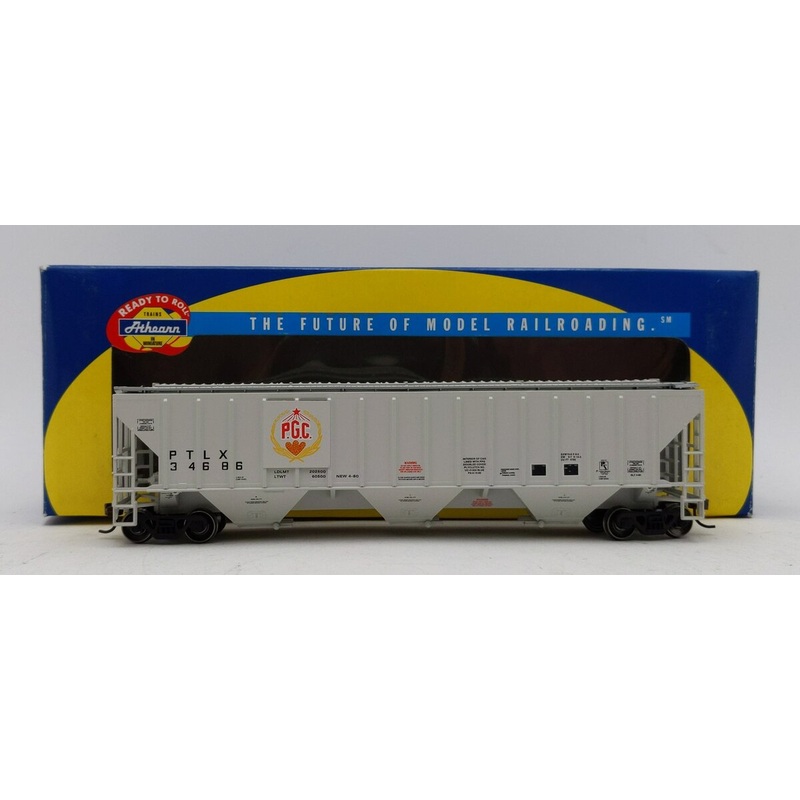 Athearn 7167 HO Producers Grain Corp 54′ PS Hopper #PTLX 34686 EX/Box