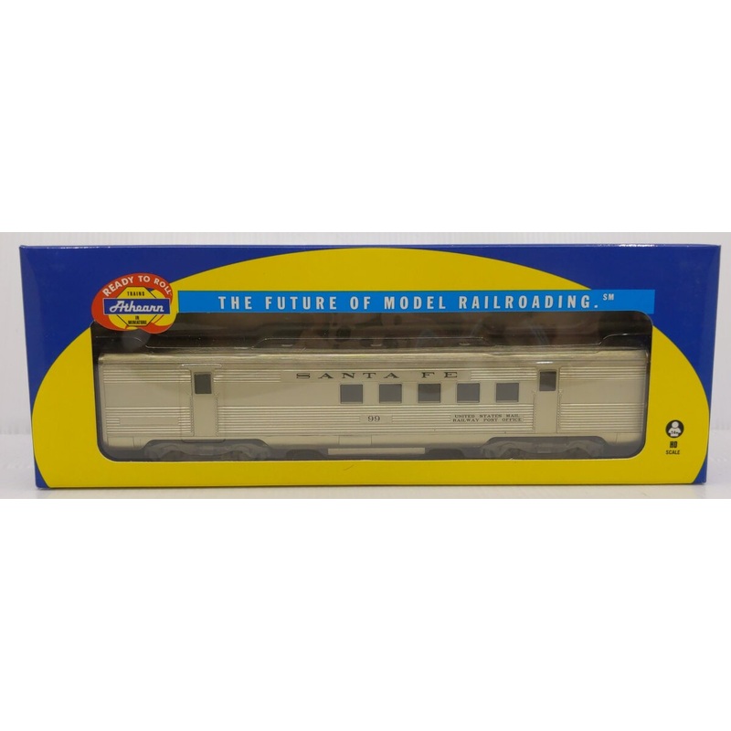 Athearn 7911 HO Scale Santa Fe Streamlined RPO Car #99 LN/Box