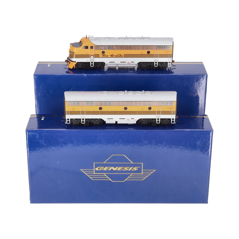 Athearn G22667 HO Scale D&RGW F7A/B w/DCC & Sound Locomotive #5604/#5603 NIB