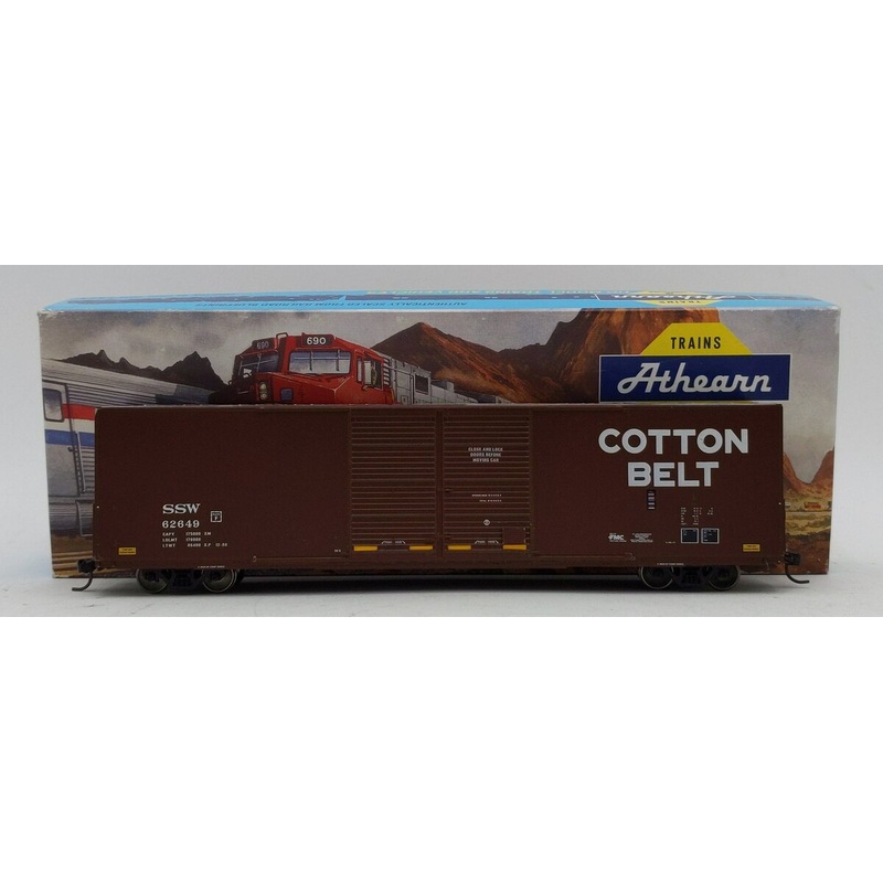Athearn G4134 HO SSW Cotton Belt 60′ Double Door Boxcar #62649 VG