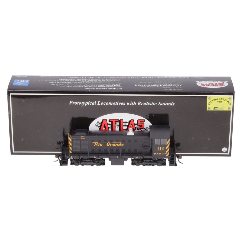 Atlas 10001919 HO Scale D&RGW ALCO S-2 Locomotive #111 NIB