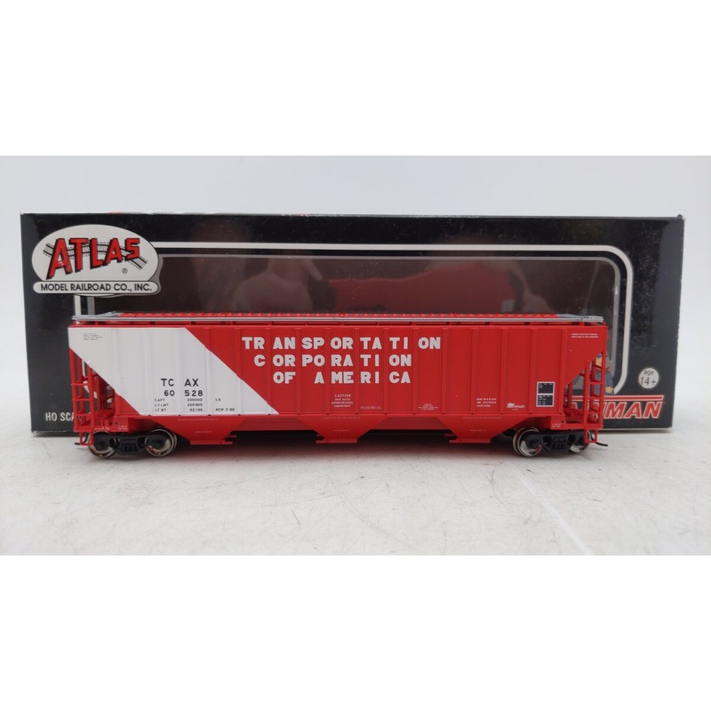 Atlas 20000905 HO TCAX Trainman Thrall 4750 Covered Hopper Car #60507 EX/Box