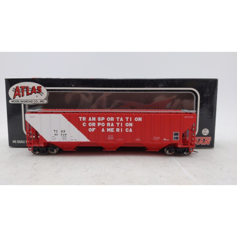 Atlas 20000908 HO Trasportation Corporation Thrall 4750 Covered Hopper Car#60529 EX/Box