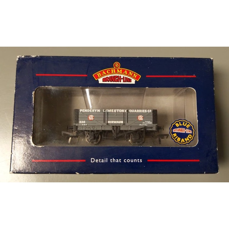 Bachmann 37-027 OO Penderyn Limestone Quarries 5 Plank Steel Flour Wagon #336 LN/Box