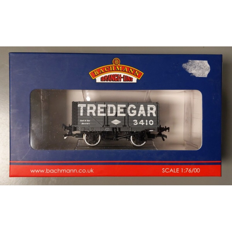 Bachmann 37-091 OO Gauge Tredegar 7 Plank End Door Wagon #3410 LN/Box