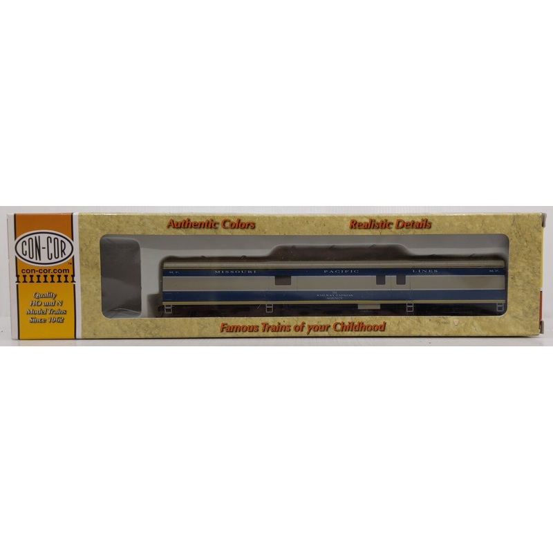 Con-Cor 0001-01020R HO Scale Mopac ‘Eagle’ 72 Ft Baggage Car #701 LN/Box
