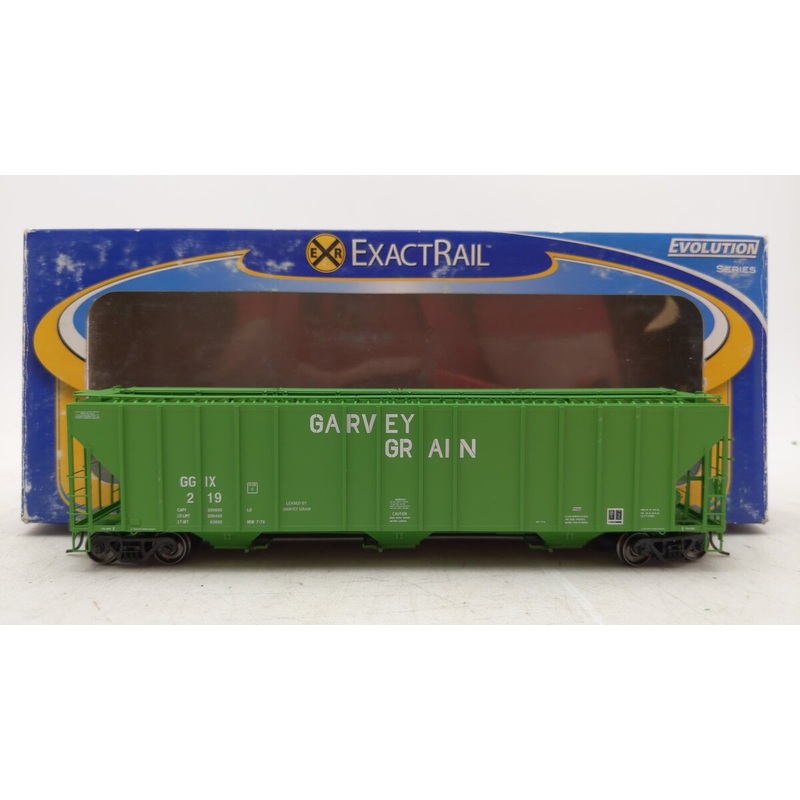 Exact Rail EE-1709-2 HO Garvey Grain Co. GGTX Evans 4780 Cu. Ft. Hopper #187 EX/Box