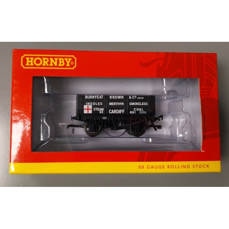Hornby R60025 OO Gauge Burnyeat Brown & Co. Ltd 6 Plank Wagon #691 LN/Box