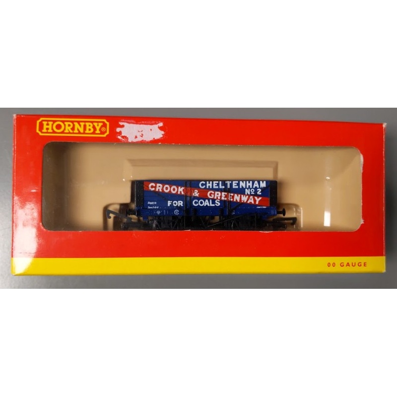 Hornby R6235 OO Gauge Crook & Greenway 5 Plank Wagon #2 LN/Box