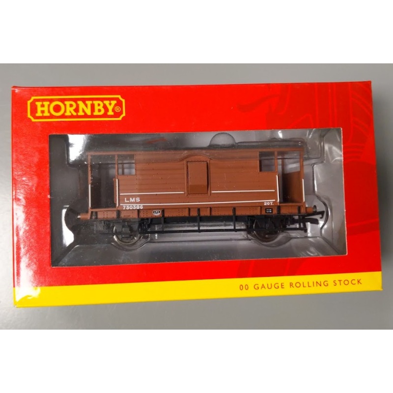 Hornby R6935 OO Gauge London Midland & Scottish 20 Ton Brake Van #730386 LN/Box