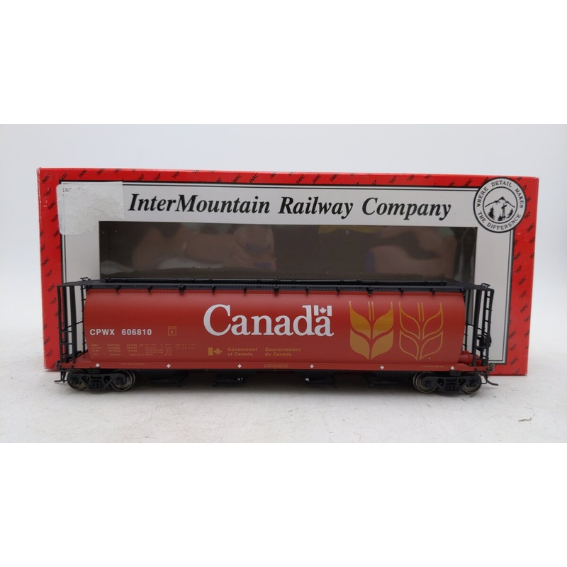 InterMountain 45102-92 HO Scale Canada (CPWX) Cylindrical Hopper Car #606810 LN/Box
