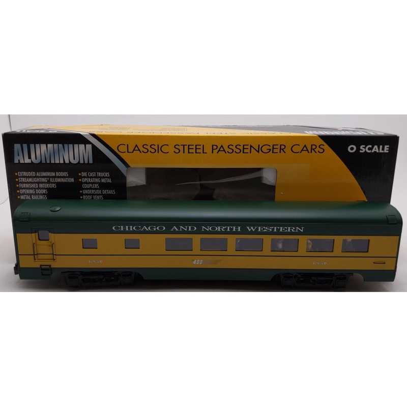 K-Line K4620-16950 O Chicago & North Western 15 Aluminum Diner Car #6950 EX/Box