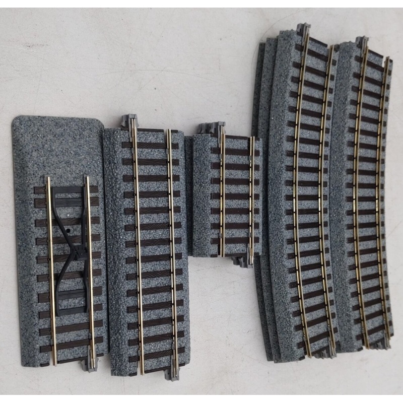 Kato HO Assorted Straight & Curved Track Sections [12] VG