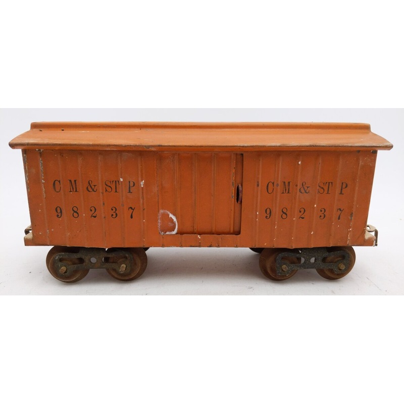 Lionel 114 Vintage Standard Gauge Chicago Milwaukee and St. Paul Prewar Boxcar