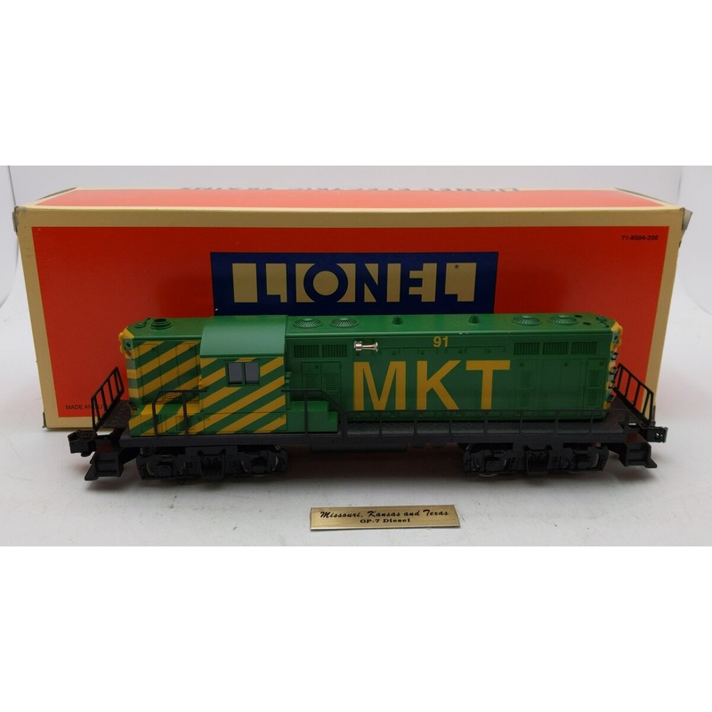 Lionel 6-18558 O MKT GP-7 Diesel Loco w/Horn & Nameplate #91 EX/Box