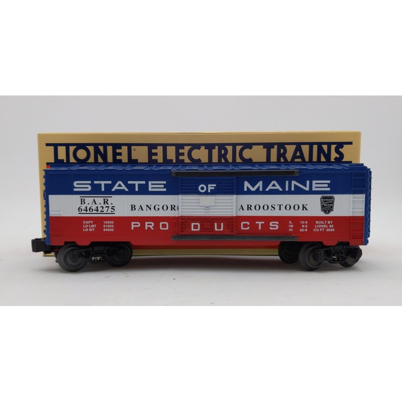 Lionel 6-19273 O Gauge State of Maine Boxcar #6464275 LN/Box