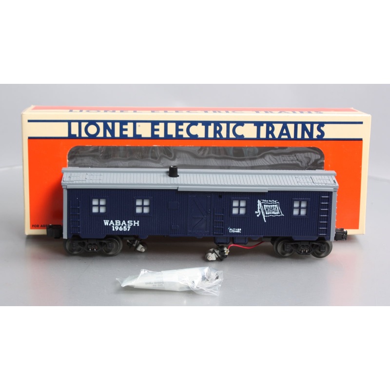 Lionel 6-19657 O Gauge Wabash Bunk Car w/Smoke #19657 EX/Box
